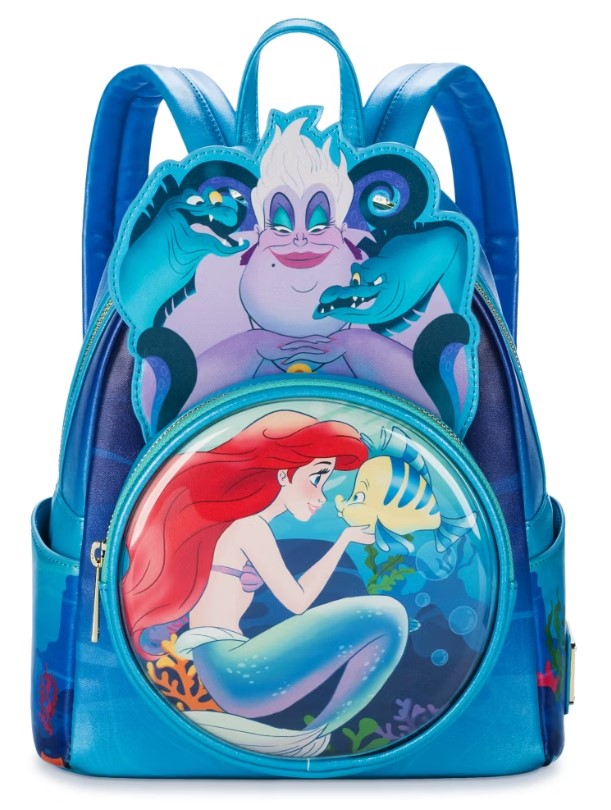 Loungefly The Little Mermaid 35th Anniversary Glow-in-the-Dark Mini Backpack
